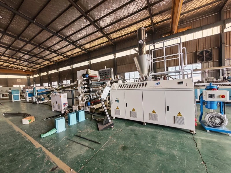 1200 mm PVC tyndplade ekstruderingslinje