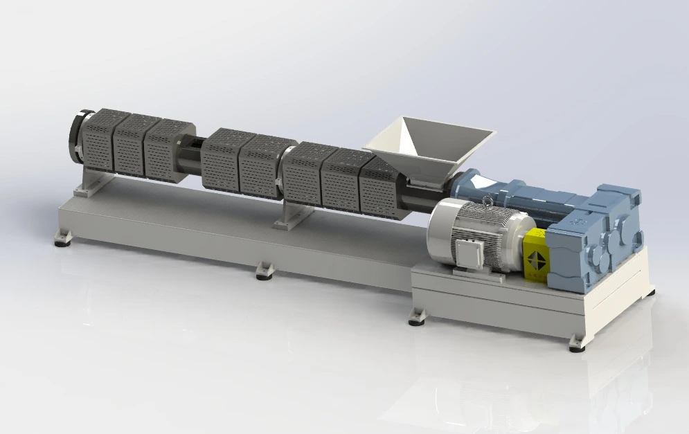 Dobbeltskrue plastgenbrugsekstruder Ordre til Afrika-kunde