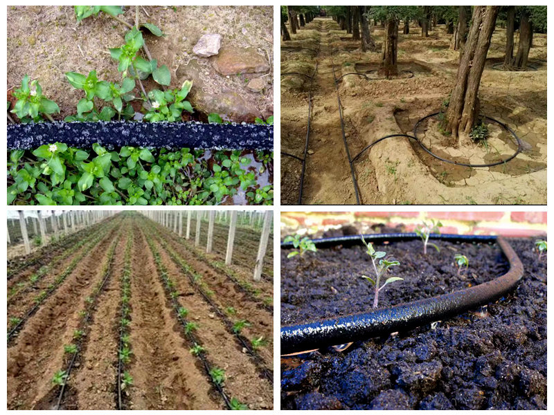 Hvordan bruges en gummislange til kunstvanding?