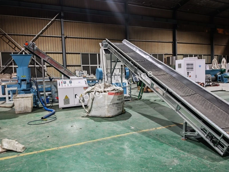 Produktionslinje for genanvendelse af affaldstekstiler blev testet med succes