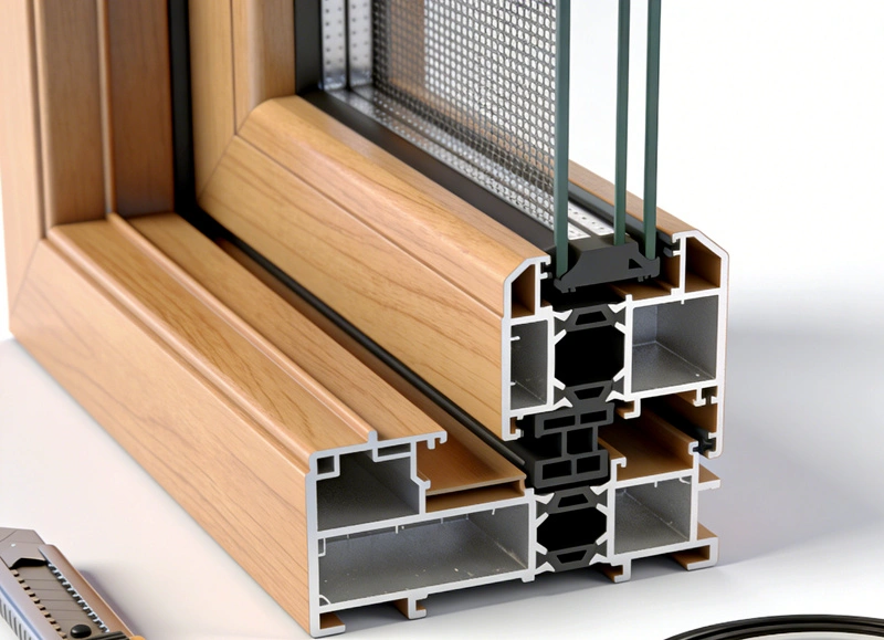 ABS vindues- og dørprofilekstruderingsmaskine