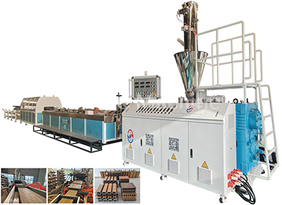 WPC decking extrusion line
