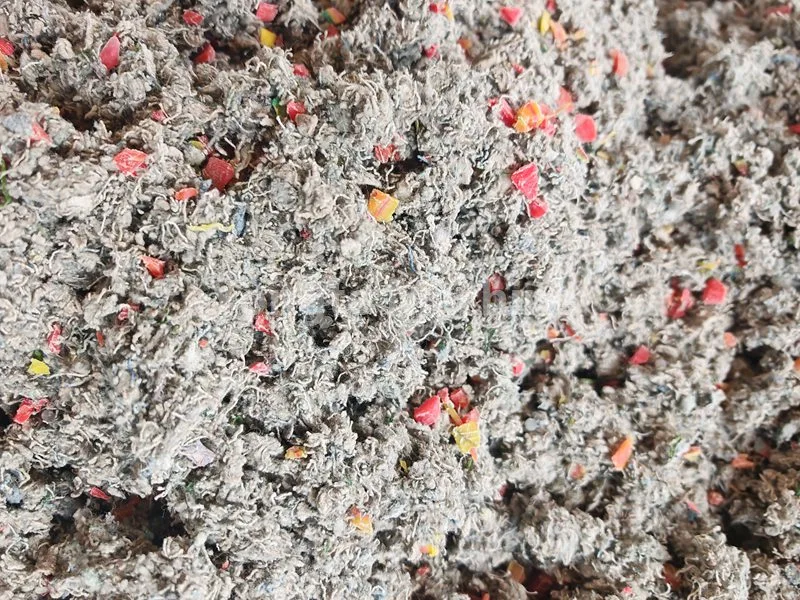 Genbrug af affald af tøj og plastkompositmaskine