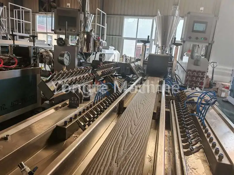 Træ Plast Komposit Decking Machine